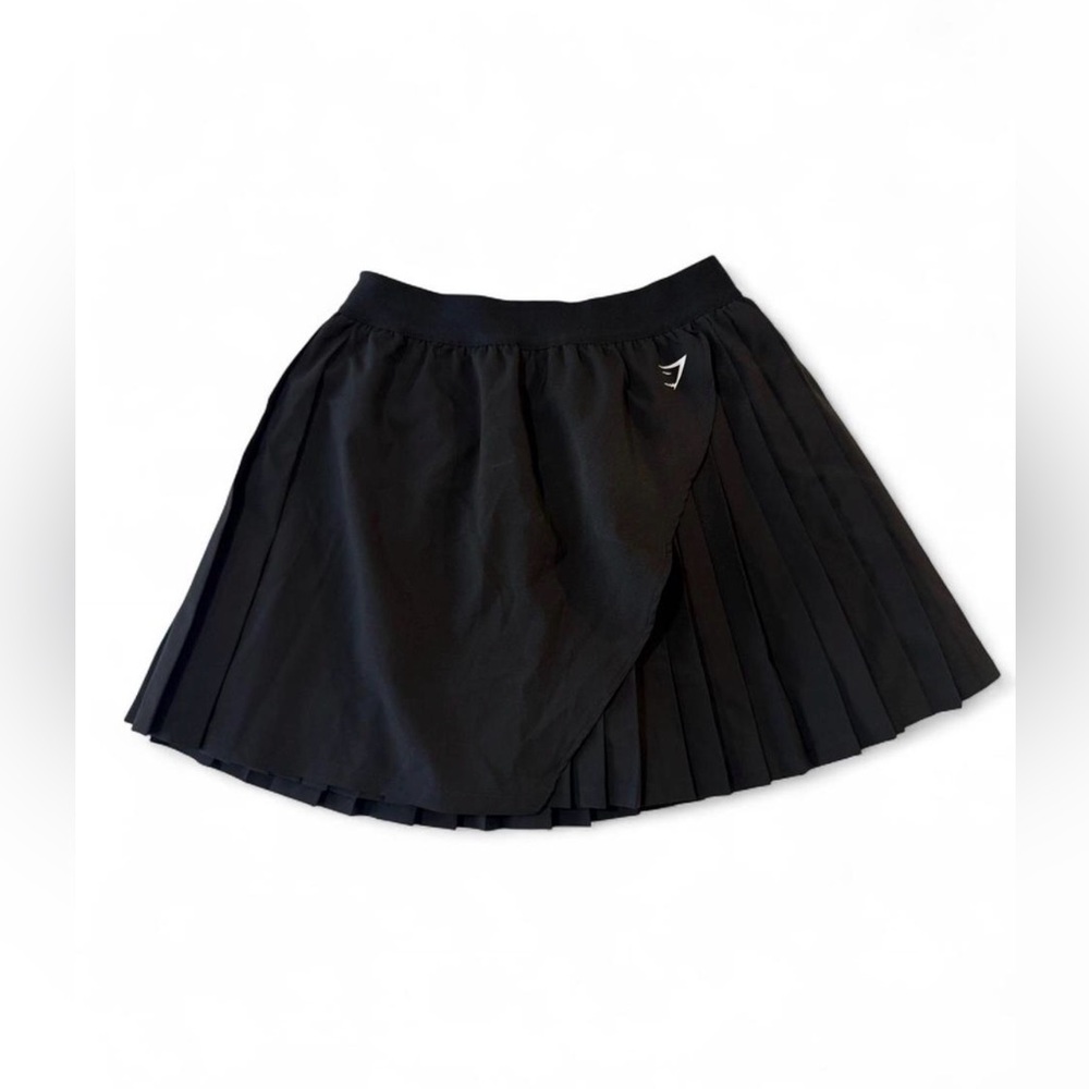 Gymshark Black Pleated Skirt Skort